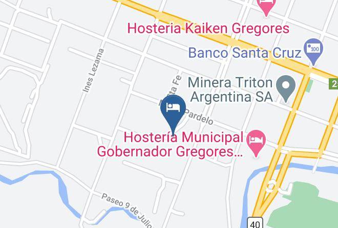 Rio Chico - Cabanas Las Norias Maps