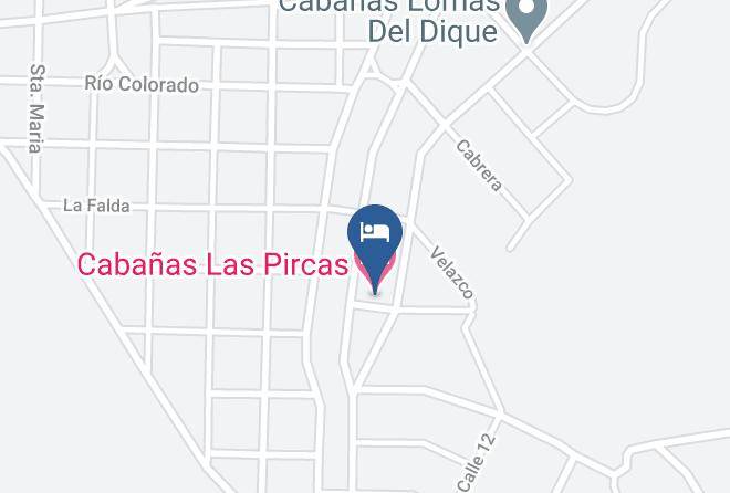 Calamuchita Department - Cabanas Las Pircas Maps