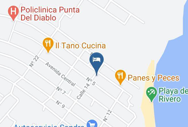 Rocha - Cabanas Las Pitangas Maps