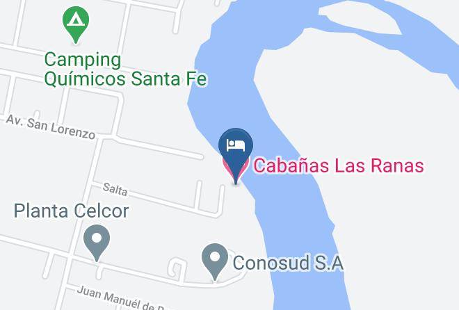 San Jeronimo Department - Cabanas Las Ranas Maps