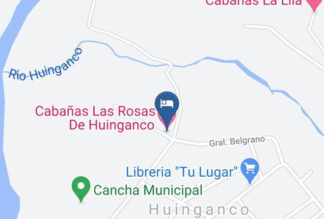 Minas - Cabanas Las Rosas De Huinganco Maps