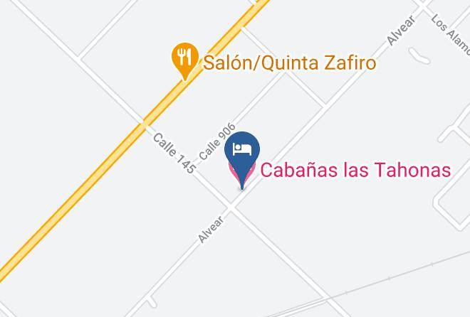 Azul - Cabanas Las Tahonas Maps