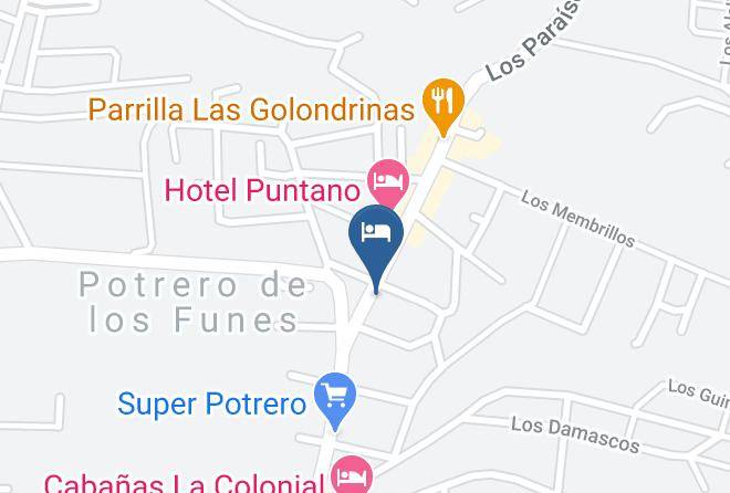 La Capital San Luis - Cabanas Las Torcazas Maps