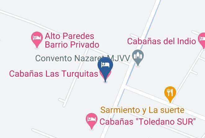 San Rafael - Cabanas Las Turquitas Maps