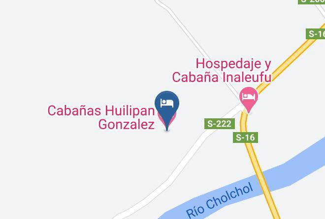 Cautin Province - Cabanas Huilipan Gonzalez Maps