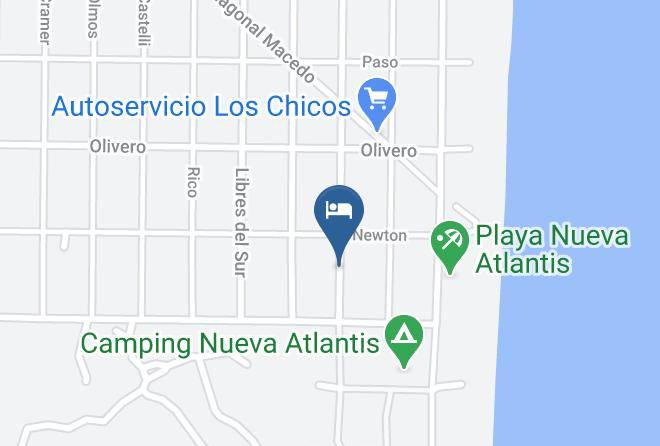Mar Del Tuyu - Cabanas Liquidambar Maps