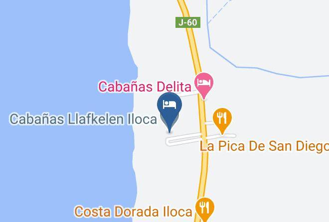 Curico Province - Cabanas Llafkelen Iloca Maps