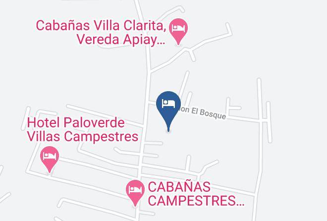 Villavicencio - Cabanas Llano Grande Maps