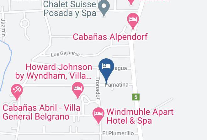 Calamuchita Department - Cabanas Loma Dorada Maps