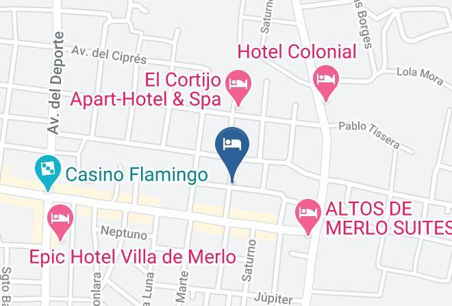 Santa Rosa Dellara - Cabanas Loma Maluc Maps