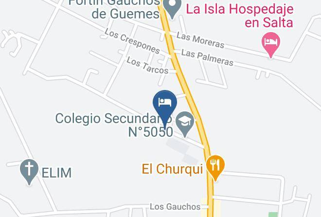 La Caldera - Cabanas Loma Verde Maps