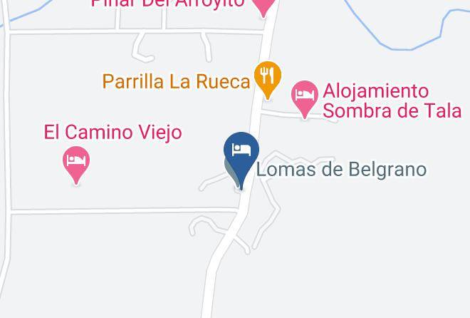 Calamuchita Department - Cabanas Lomas De Belgrano Maps
