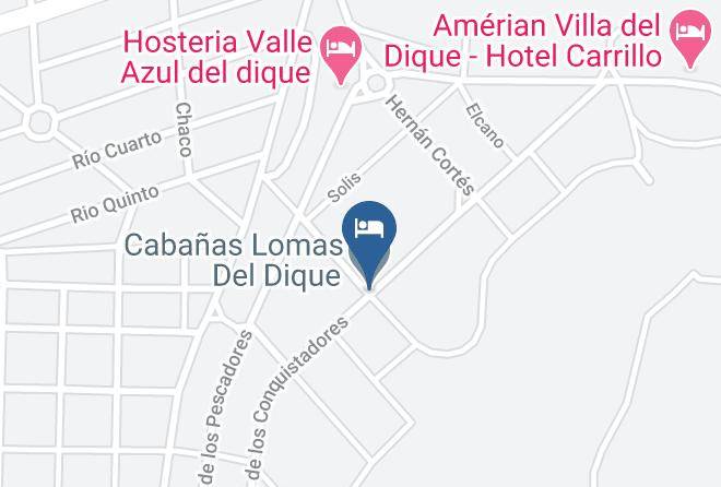Calamuchita Department - Cabanas Lomas Del Dique Maps