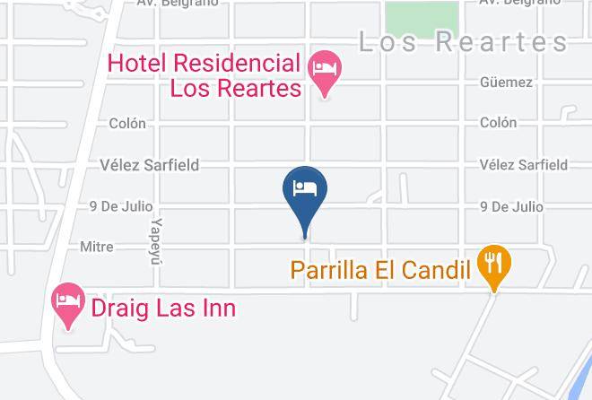 Calamuchita Department - Cabanas Lomas Del Vergel Maps