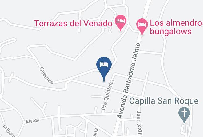 Punilla Department - Cabanas Lomita San Luis Maps