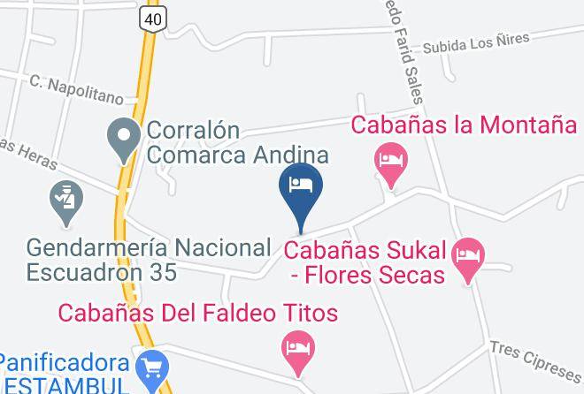 Bariloche - Cabanas Longchamps Maps