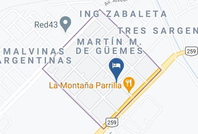 Futaleufu Department - Cabanas Los Abedules Maps