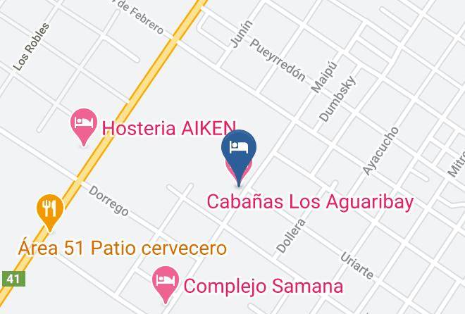 Baradero - Cabanas Los Aguaribay Maps