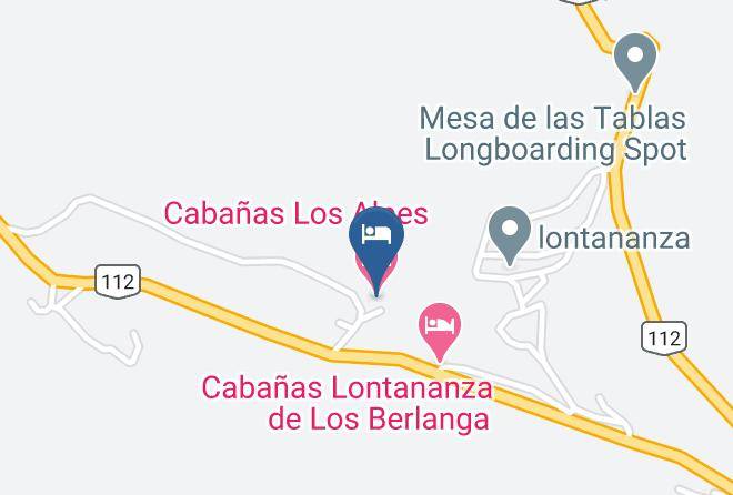 Arteaga - Cabanas Los Alpes Maps
