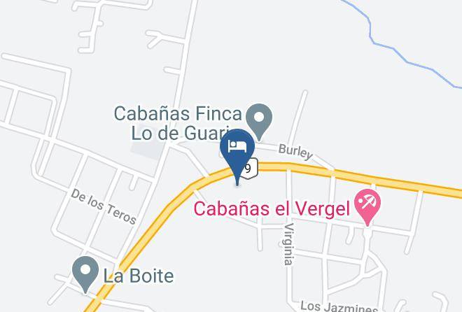 La Caldera - Cabanas Los Aromos Maps