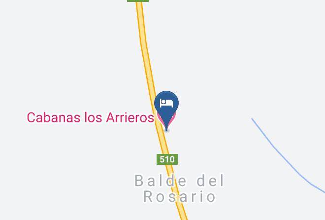 Valle Fertil Department - Cabanas Los Arrieros Maps