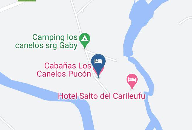 Cautin Province - Cabanas Los Canelos Pucon Maps
