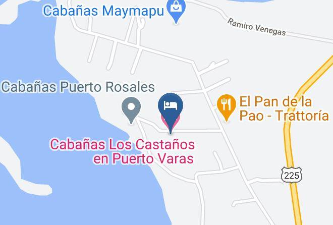 Llanquihue Province - Cabanas Los Castanos En Puerto Varas Maps