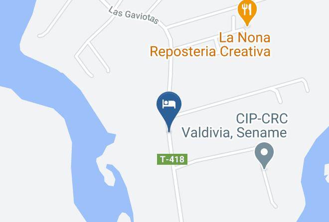 Valdivia Province - Cabanas Los Castanos Maps