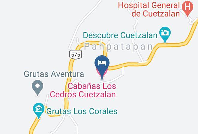 Cuetzalan Del Progreso - Cabanas Los Cedros Cuetzalan Maps