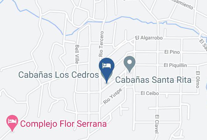 Punilla Department - Cabanas Los Cedros Maps