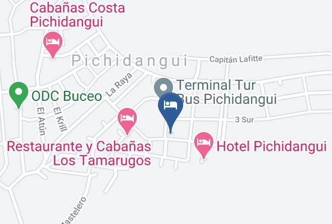 Cabanas Los Faroles Mapa - Coquimbo - Choapa Province