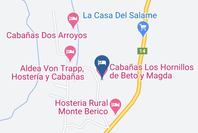 San Javier Department - Cabanas Los Hornillos De Beto Y Magda Maps
