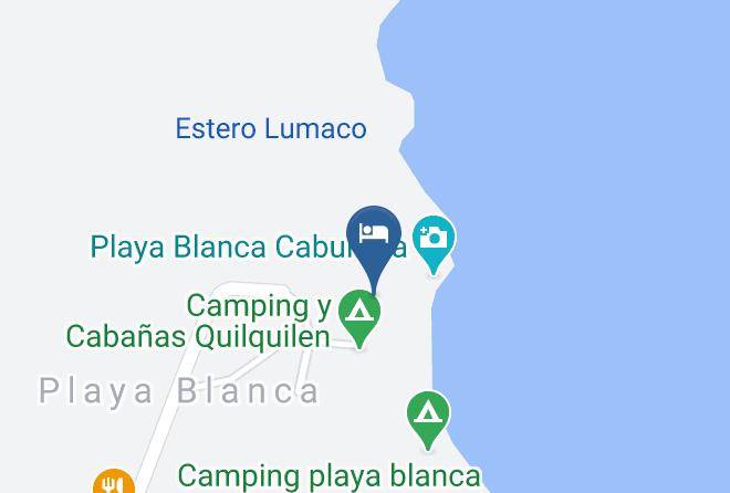 Cautin Province - Cabanas Los Lilenes Playa Blanca Maps