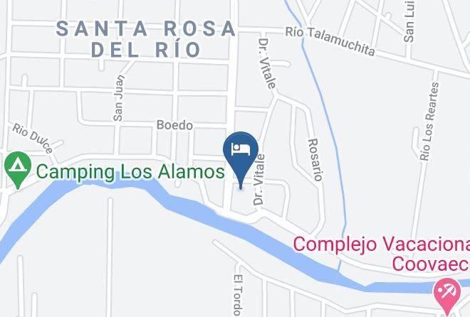 Calamuchita Department - Cabanas Los Lirios Maps
