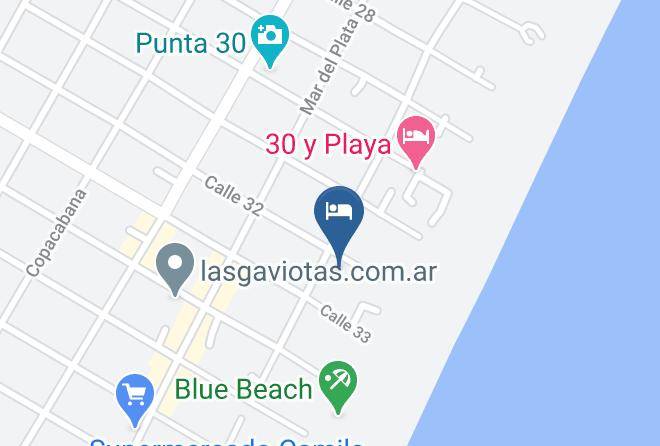 Villa Gesell - Cabanas Los Naranjos Maps