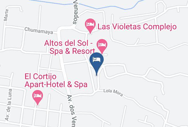 Santa Rosa Dellara - Cabanas Los Nogales Maps