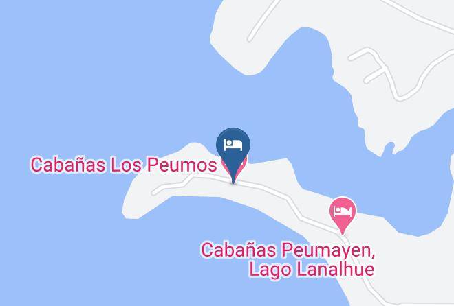Arauco Province - Cabanas Los Peumos Maps