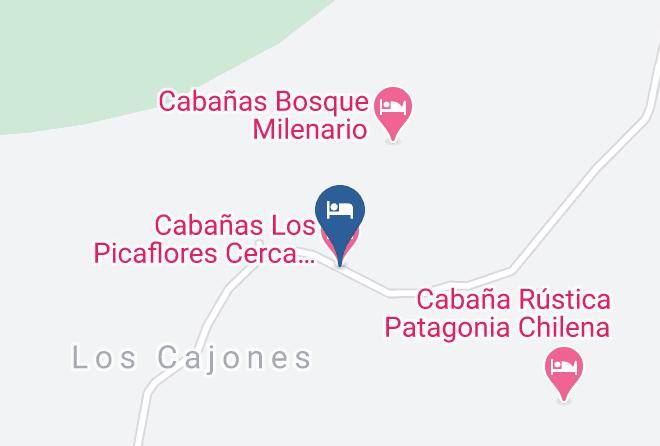 Valdivia Province - Cabanas Los Picaflores Cerca Termas Geometricas Vergara Y El Rincon Maps