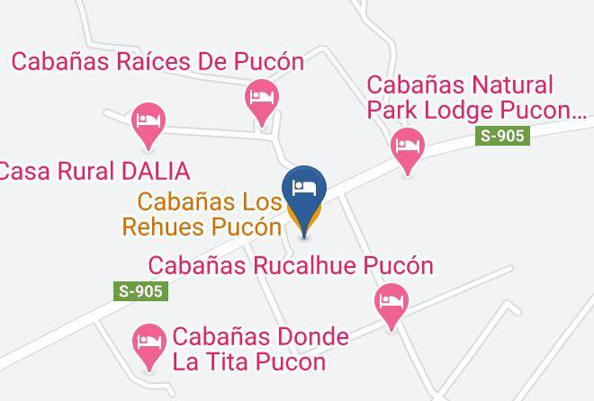 Cautin Province - Cabanas Los Rehues Pucon Maps