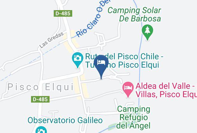 Elqui Province - Cabanas Los Sauzales Maps