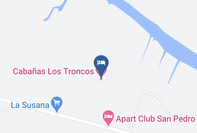 San Pedro - Cabanas Los Troncos Maps