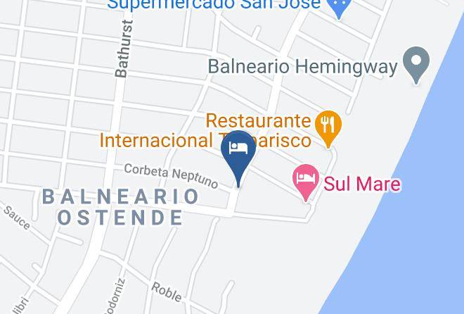 Pinamar - Cabanas Los Zazos Maps