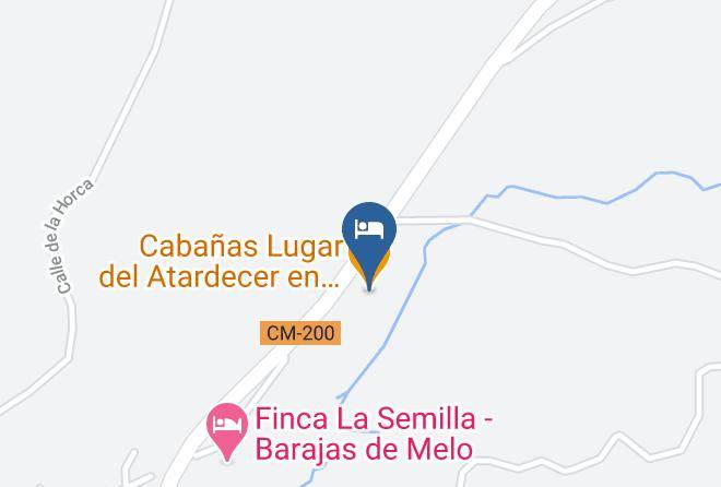 Cuenca - Cabanas Lugar Del Atardecer En Barajas De Melo Maps