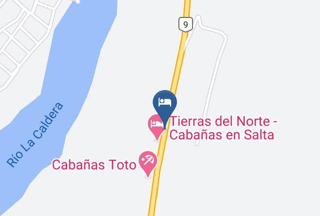 La Caldera - Cabanas Luna De Pueblo Maps