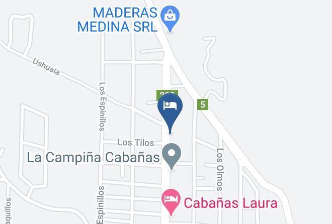 Calamuchita Department - Cabanas Luz De Luna Maps