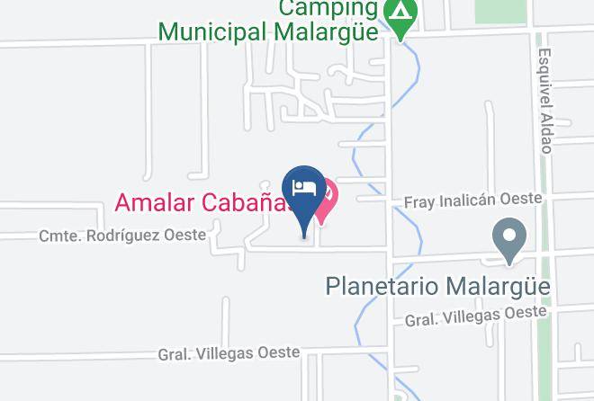 Malargue - Cabanas Luz De Plata Maps
