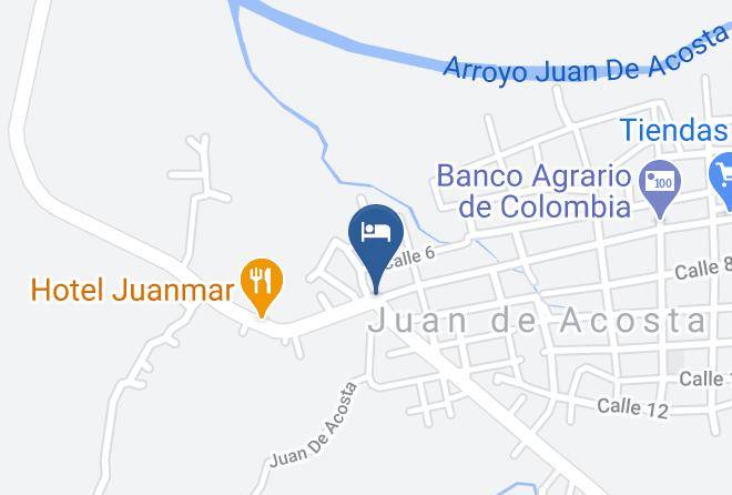 Juan De Acosta - Cabanas Magdalena Del Mar Maps