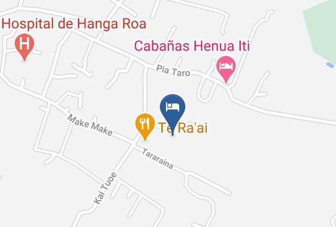 Easter Island - Cabanas Makohe Maps