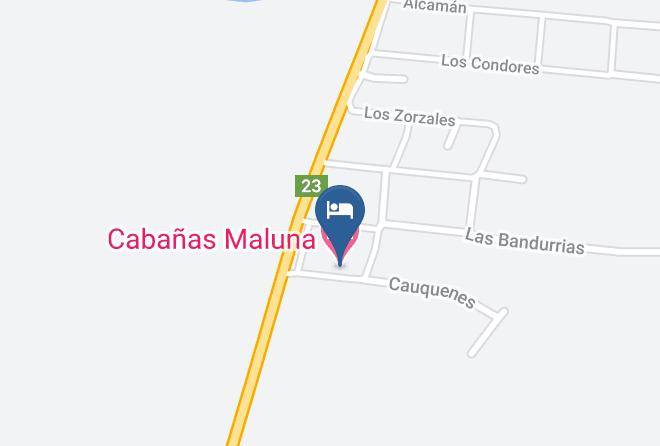 Alumine - Cabanas Maluna Maps