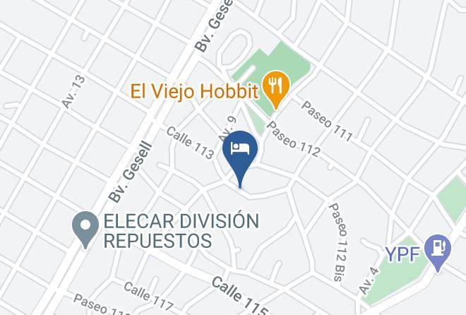 Villa Gesell - Cabanas Manamar Maps